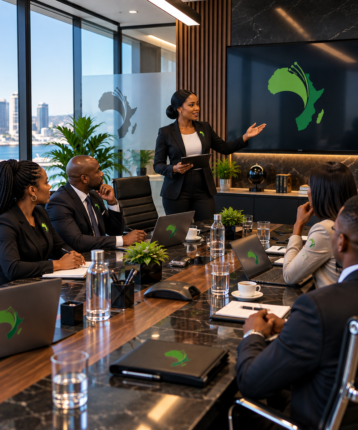 African Synergy Projects team – 100% Female Youth-owned diversified solutions company