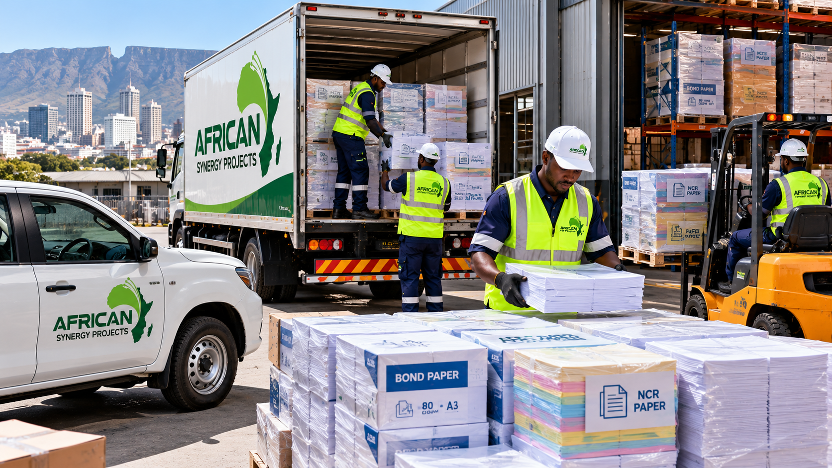 Nationwide bond paper and NCR paper supply for offices and businesses
